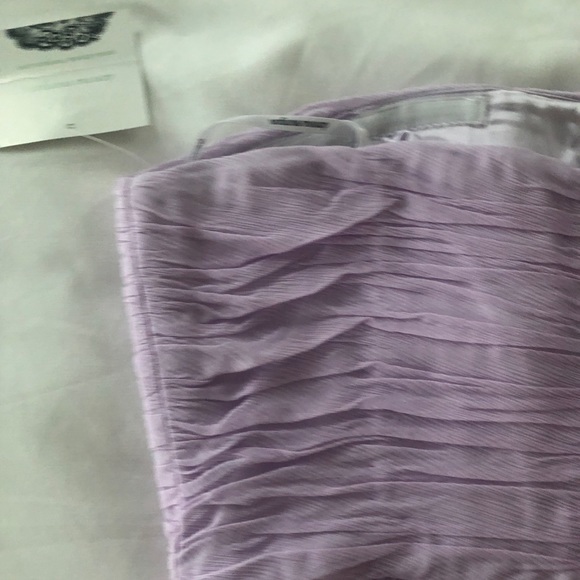 Donna Morgan Purple Silky Lined Dress - Picture 11 of 15